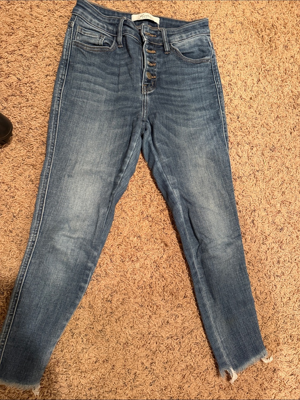 Kancan signature High-Rise Button-Fly Women’s Jeans - Blue